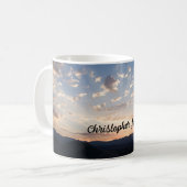 Sunset Sky gepersonaliseerd Koffiemok (Voorkant links)