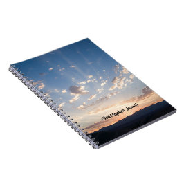 Sunset Sky gepersonaliseerd Notitieboek