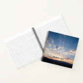 Sunset Sky gepersonaliseerd Notitieboek (Binnen)