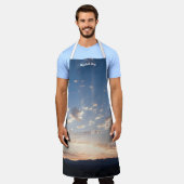 Sunset Sky gepersonaliseerd Schort (Gedragen)
