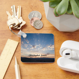 Sunset Sky gepersonaliseerd Sleutelhanger