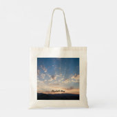 Sunset Sky gepersonaliseerd Tote Bag (Achterkant)