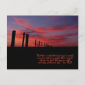 Sunset Sky Inspirerend Briefkaart (Voorkant)