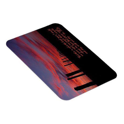 Sunset Sky Inspirerend Magneet (Rechterzijde)