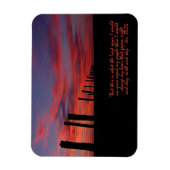 Sunset Sky Inspirerend Magneet (Verticaal)