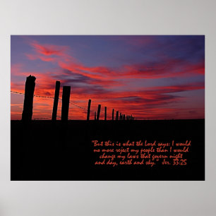 Sunset Sky Inspirerend Poster