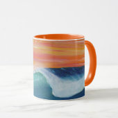 Sunset sky Oranje mok (Voorkant rechts)