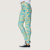 Sunset Sky Paint Splatter Leggings (Links)