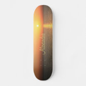 Sunset Sky Persoonlijk Skateboard (Voorkant)