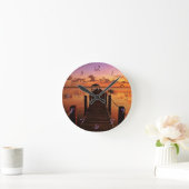 Sunset Sky Ronde Klok (Huis)