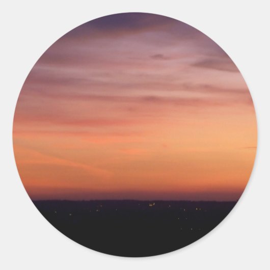 Sunset Sky Stickers (Voorkant)