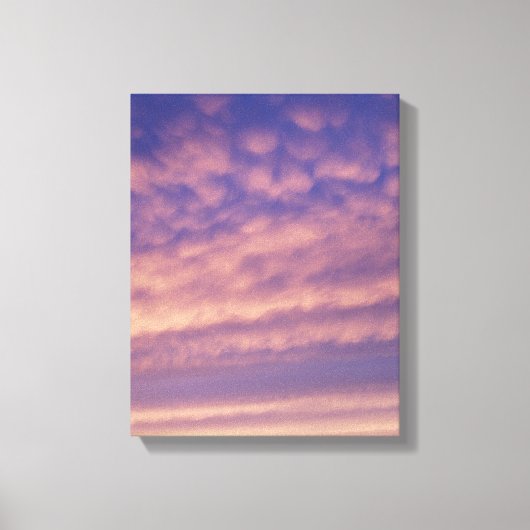 Sunset Sky Wall Art Canvas Afdruk (Voorkant)