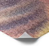 Sunset Sky Watercolor Painting Poster (Hoek)