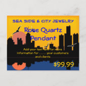 Sunset Skyline Display Briefkaart (Voorkant)