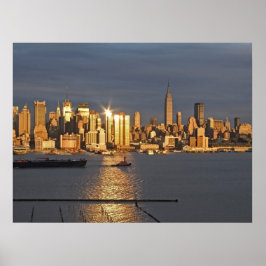 Sunset Skyline Poster