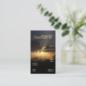 Sunset Skys Verticaal Visitekaartje (Staand voorkant)