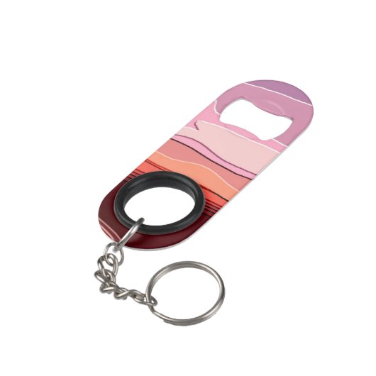SUNSET SLEUTELHANGER FLESSENOPENER (Achterkant Gekanteld)