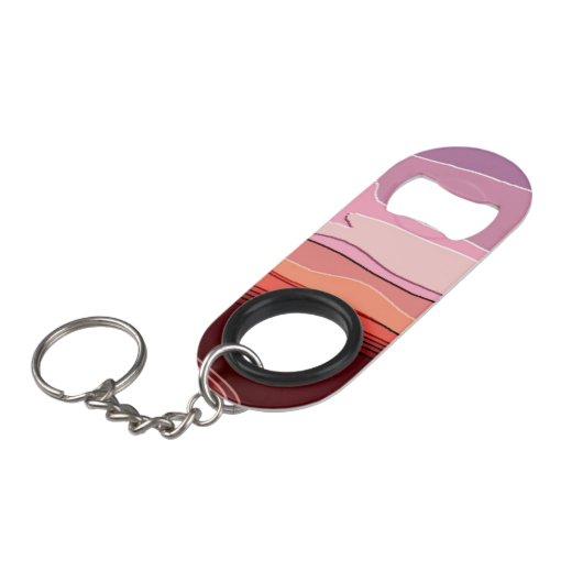 SUNSET SLEUTELHANGER FLESSENOPENER (Voorkant Gekanteld)