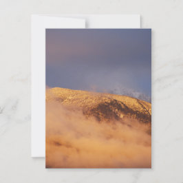 Sunset Snow Mount Bogong Briefkaart
