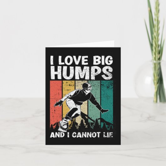 Sunset  Snowboarder Kaart (Voorkant)