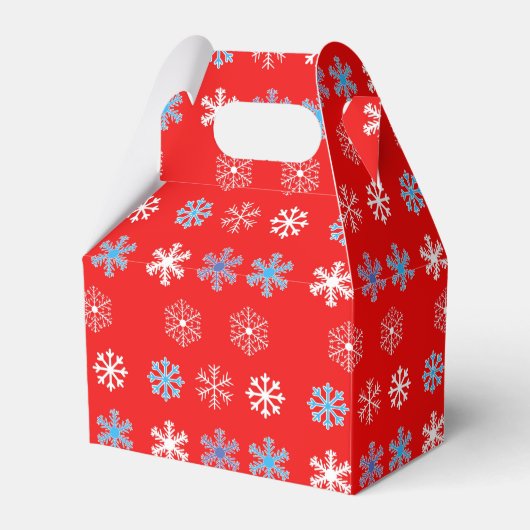 Sunset Snowflake Favor Box Bedankdoosjes (Voorkant Zijde)