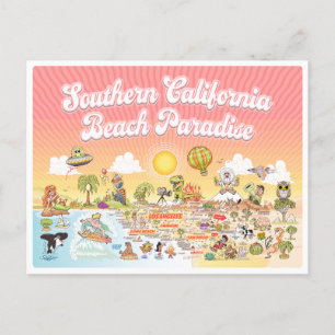 Sunset SoCal Briefkaart