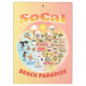 Sunset SoCal Klembord (Achterkant)