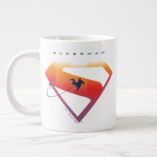 Sunset Solar Superman Shield Grote Koffiekop (Links)