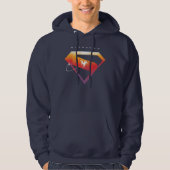 Sunset Solar Superman Shield Hoodie (Voorkant)