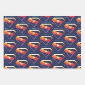 Sunset Solar Superman Shield Inpakpapier Vel (Voorkant 2)