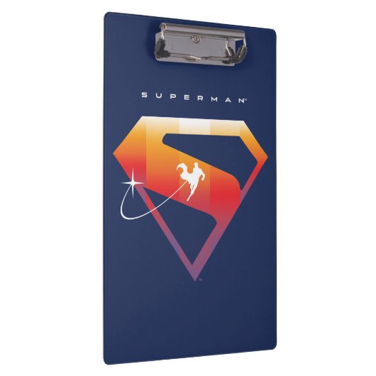 Sunset Solar Superman Shield Klembord (Rechts)