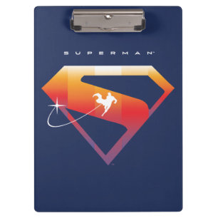 Sunset Solar Superman Shield Klembord