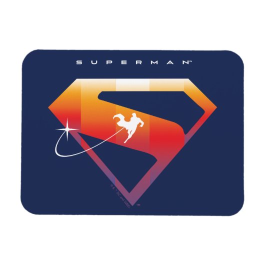 Sunset Solar Superman Shield Magneet (Horizontaal)