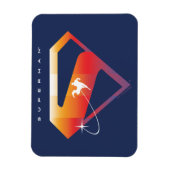 Sunset Solar Superman Shield Magneet (Verticaal)