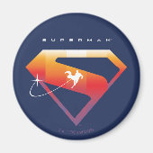 Sunset Solar Superman Shield Magneet (Voorkant)