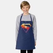 Sunset Solar Superman Shield Schort (Gedragen)