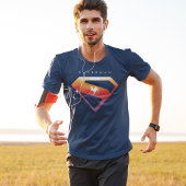 Sunset Solar Superman Shield T-shirt
