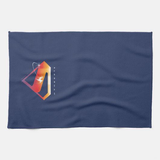 Sunset Solar Superman Shield Theedoek (Horizontaal)