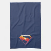 Sunset Solar Superman Shield Theedoek (Verticaal)