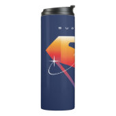 Sunset Solar Superman Shield Thermosbeker (Gedraaid links)