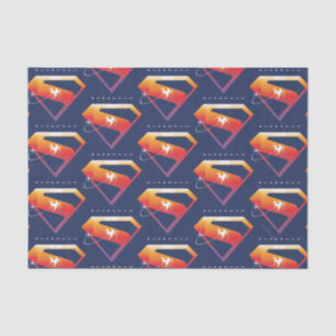 Sunset Solar Superman Shield Tissuepapier