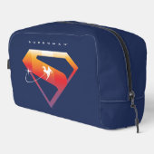 Sunset Solar Superman Shield Toilettasje (Rechterhoek)