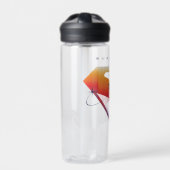 Sunset Solar Superman Shield Waterfles (Voorkant)
