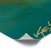 Sunset Solitude - Fisherman in Golden Reflection Poster (Hoek)