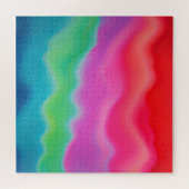 "Sunset Sorbet" Kleurrijke Abstracte Kunst Legpuzzel (Horizontaal)
