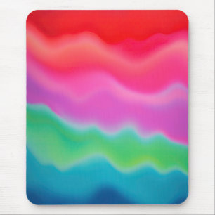 "Sunset Sorbet" Kleurrijke Abstracte Kunst Muismat
