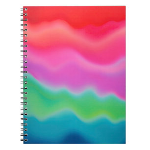"Sunset Sorbet" Kleurrijke Abstracte Kunst Notitieboek