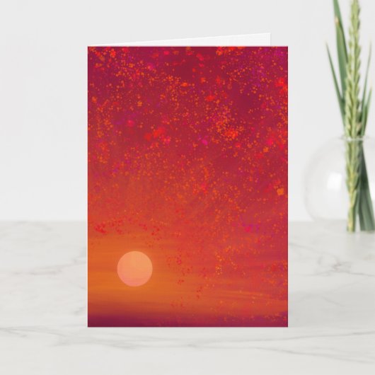 Sunset Soul Greeting Card Kaart (Voorkant)