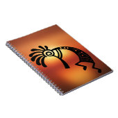 Sunset Southwest Kokopelli Notitieboek (Rechterzijde)