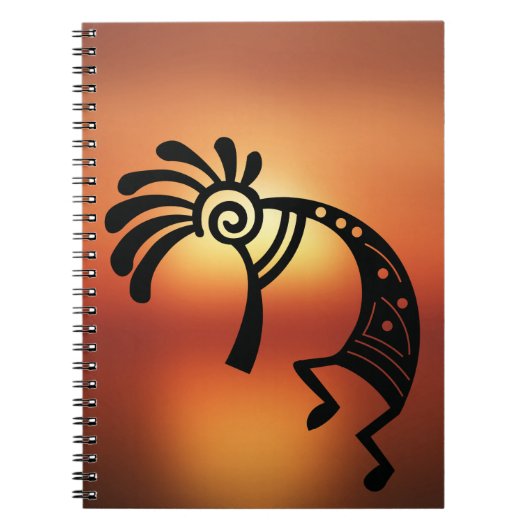 Sunset Southwest Kokopelli Notitieboek (Voorkant)